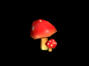 mushroom lowpoly 3D Model