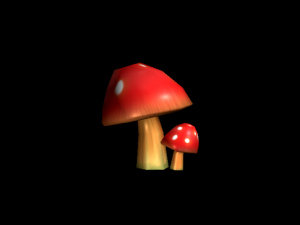 mushroom lowpoly 3D Модель