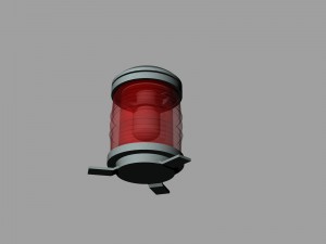 ship fire 3D Model