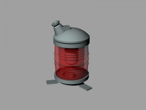 ship fire 3D Model