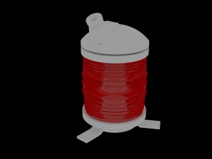 ship fire Modello 3D
