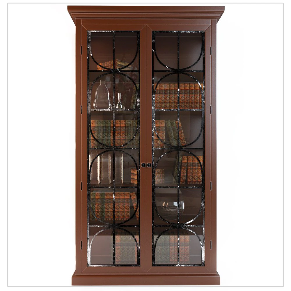 showcase in classical style 3D Model .c4d .max .obj .3ds .fbx .stl .blend 