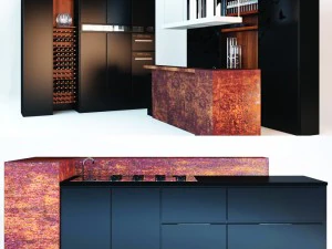 kuchnia jest w stylu nowoczesnym Model 3D