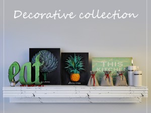 decorative collection Model 3D