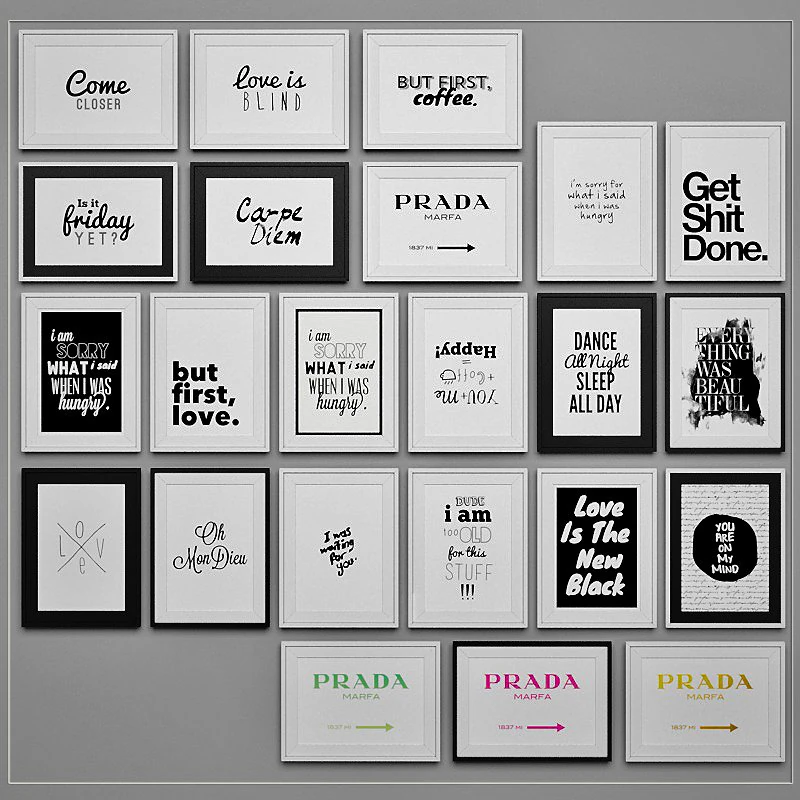 posters 3D Model .c4d .max .obj .3ds .fbx .stl .blend 