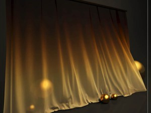 curtains modern Model 3D