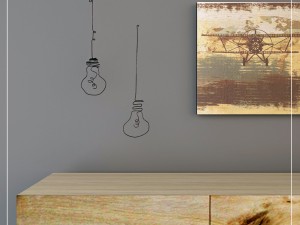 decorative set with pedestal yasu credenza 3D Модель