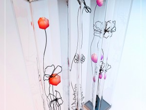 flowers with wire 3D Model