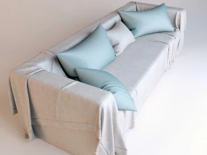 sofa cover cloth 3D Model
