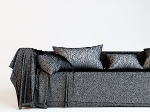 sofa cover cloth Model 3D