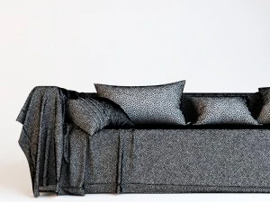 sofa cover cloth 3D Model