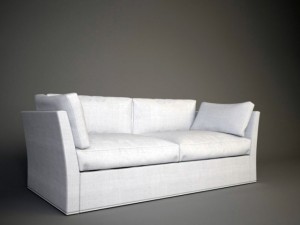 sofa meridiani quinn Model 3D