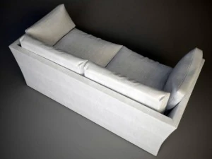 sofa meridiani quinn 3D Model