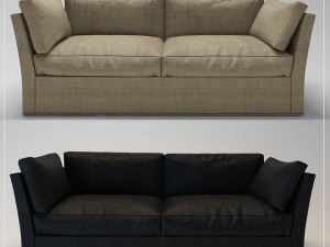 sofa meridiani quinn 3D 모델