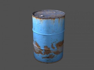 oil barrel Model 3D