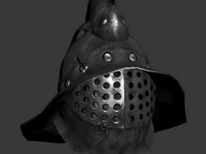 gladiator mirmillone helm Modelo 3D