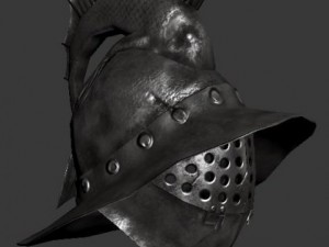 gladiator mirmillone helm Modello 3D