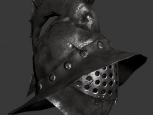 gladiator mirmillone helm 3D Model
