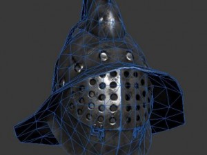 gladiator mirmillone helm Modello 3D