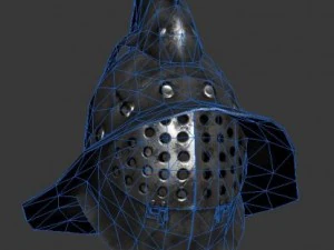 gladiator mirmillone helm 3D Model