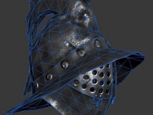 gladiator mirmillone helm Modello 3D