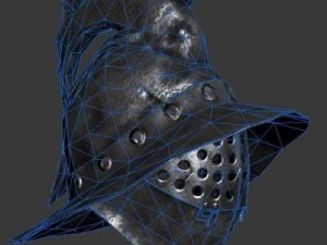 gladiator mirmillone helm 3D Model