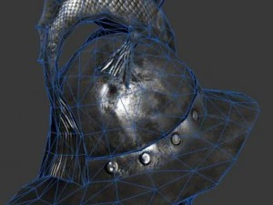 gladiator mirmillone helm 3D Model