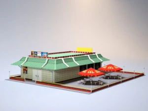 맥도날드 3D 모델