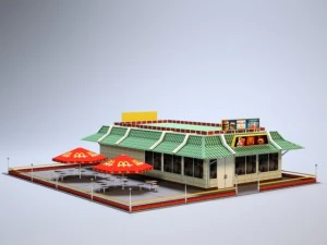 맥도날드 3D 모델