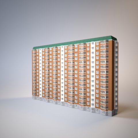 apartment house series p44t 3D Model .c4d .max .obj .3ds .fbx .stl .blend 
