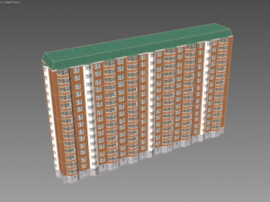 apartment house series p44t 3D Model