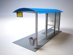 bus stop 3D Model
