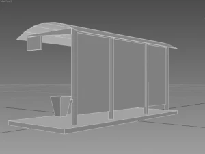 bus stop 3D Model
