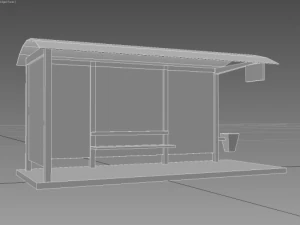 bus stop 3D Model