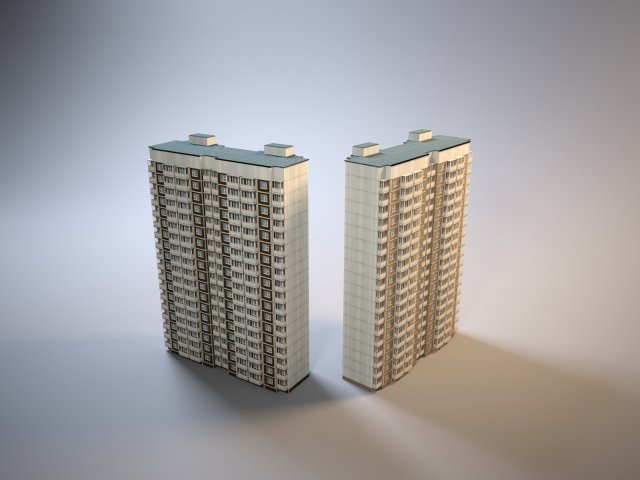 house series kope x2 tex 3D Model .c4d .max .obj .3ds .fbx .stl .blend 