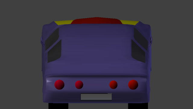 simple car for a game 3D Model .c4d .max .obj .3ds .fbx .stl .blend 