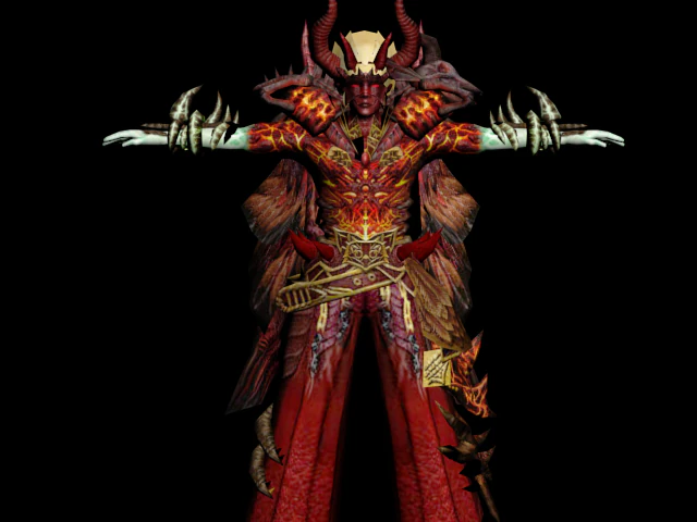 devil monster 3D Model .c4d .max .obj .3ds .fbx .stl .blend 