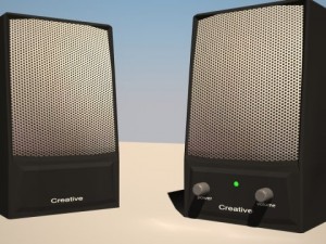 speakers Model 3D