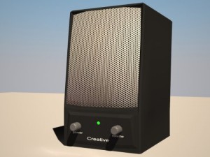speakers 3D Modell