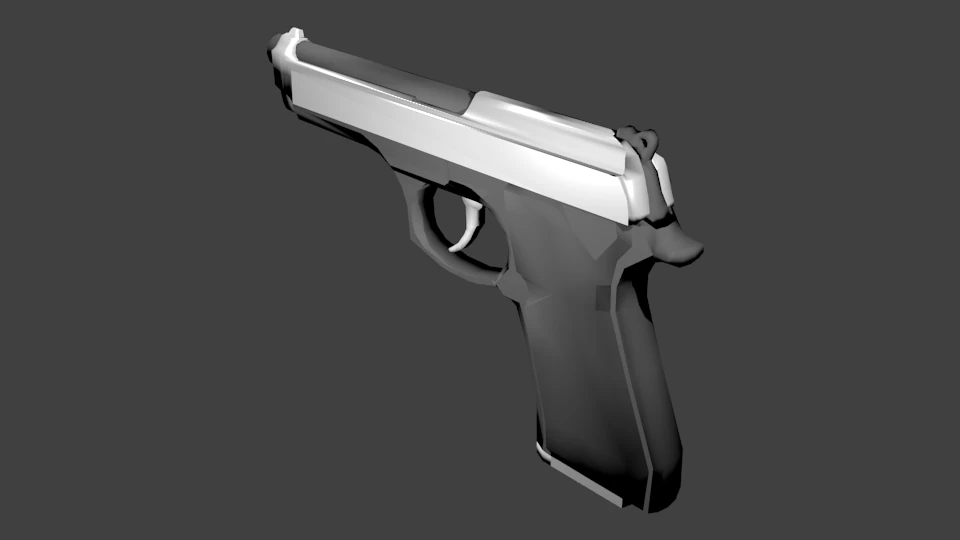 baretta92 3D Model .c4d .max .obj .3ds .fbx .stl .blend 