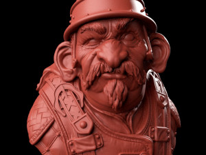 gnome bust 3D Print Model