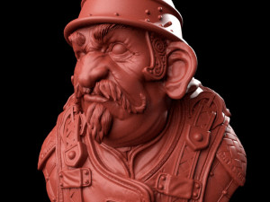 gnome bust 3D Print Model