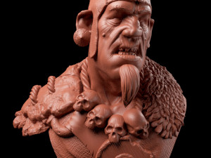 giant bust 3D Print Model
