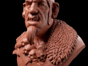 giant bust 3D Print Model
