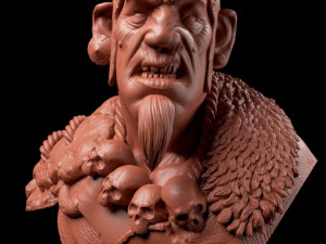 giant bust 3D Print Model