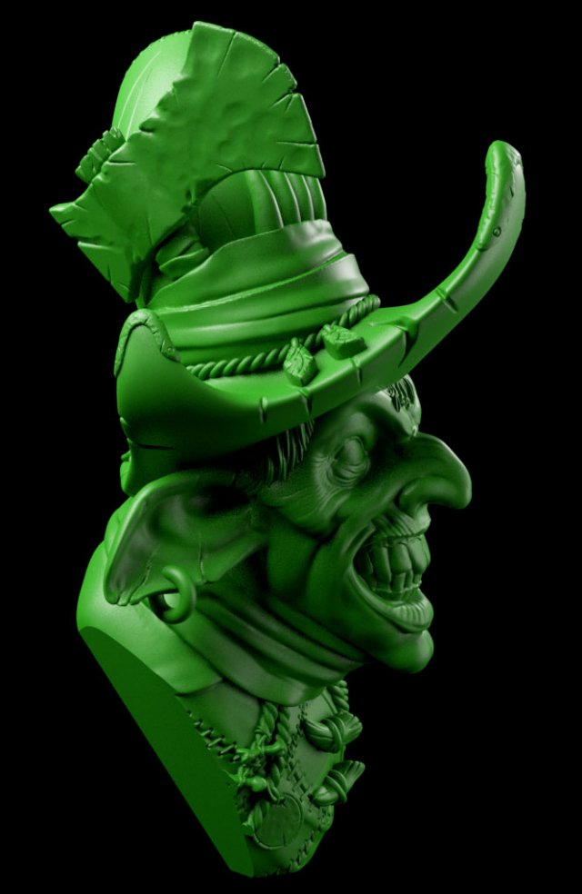 goblin bust Modèles 3D en vedette .c4d .max .obj .3ds .fbx .stl .blend 