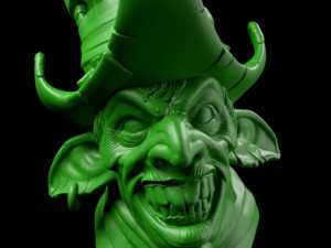goblin bust Modèles 3D en vedette