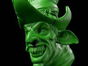 goblin bust Modèles 3D en vedette