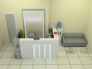 reception Modelo 3D