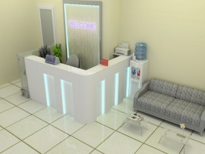 reception Modello 3D